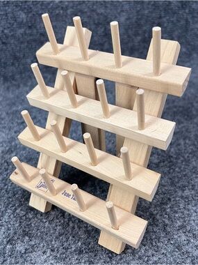 June Tailor Bobbin Spool Rack - 16 Spool Thread Holder Or 32 Bobbin Storage Rack